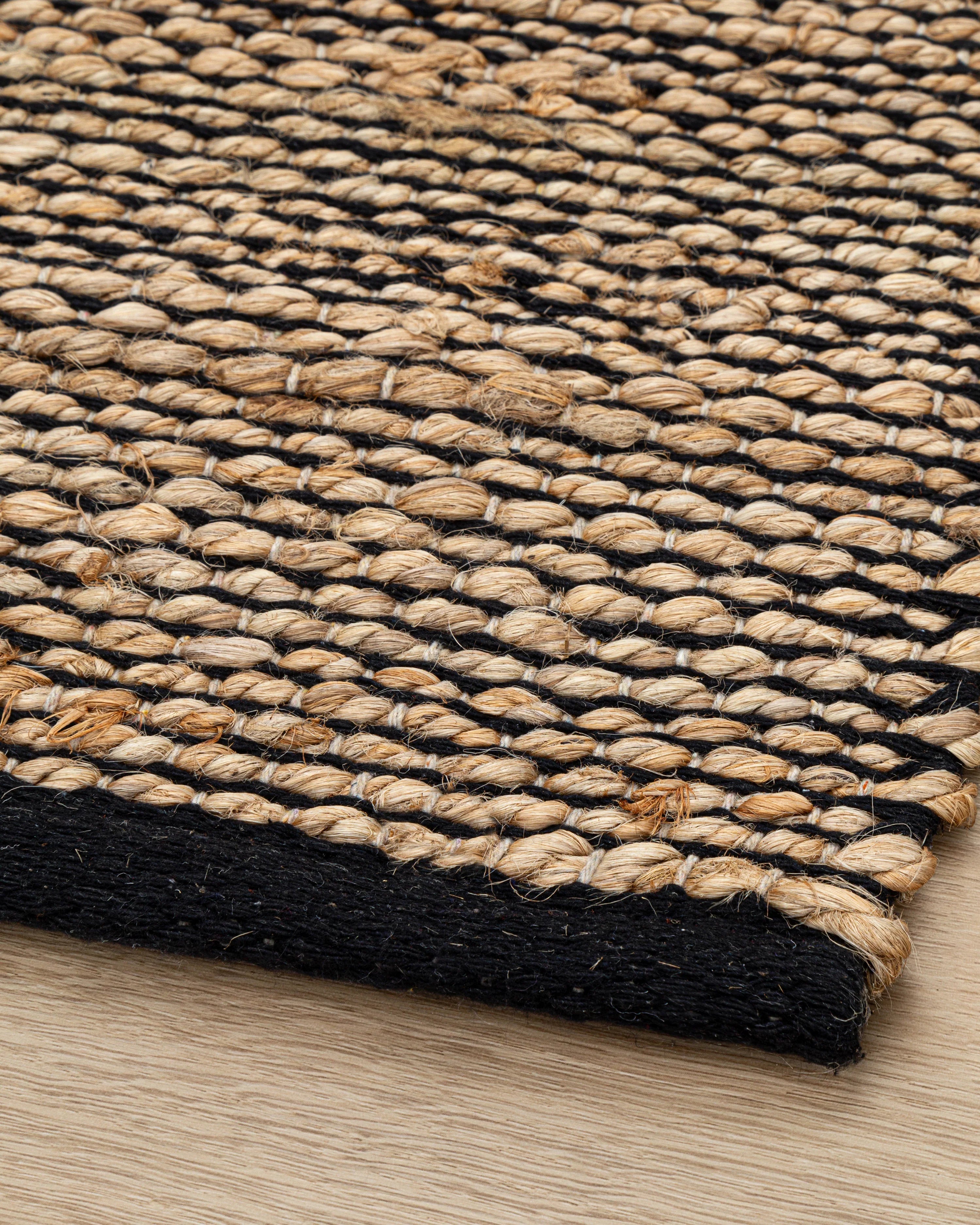 Tapete Jute Rabat Black